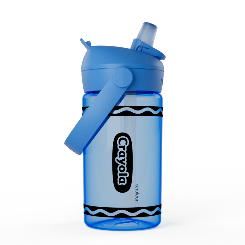 Crayola 14oz Flip Straw Bottle W3
