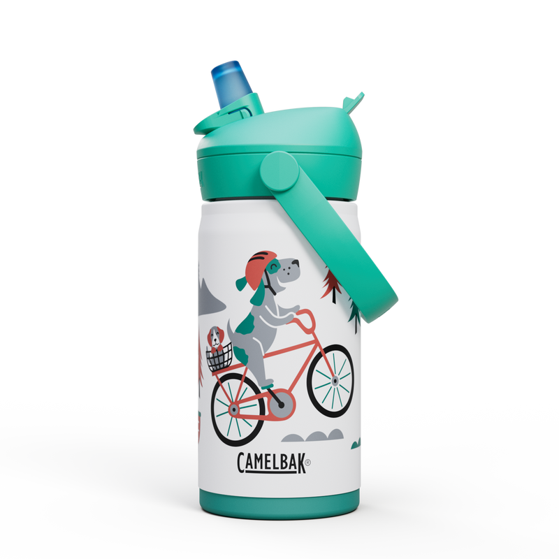Thrive™ Flip Straw Kids 12oz Bottle, Insulated Stainless Steel Z2